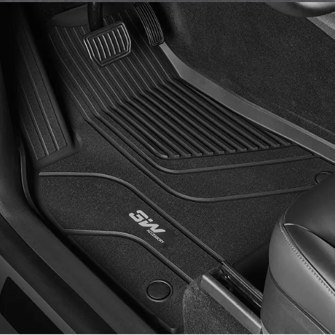 3W Custom Floor Mats and Trunk Mats for All Vehicle Types, Premium TPE Material & All-Weather Full Protection