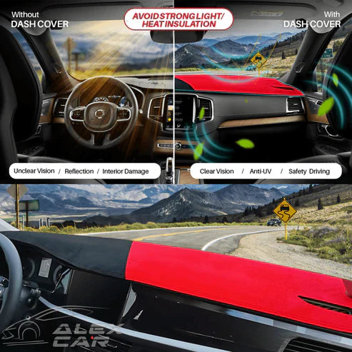 Apex Custom Fit Dashboard Mat Cover For Sedan, Hatchback, , MPV, Truck, SUV etc.